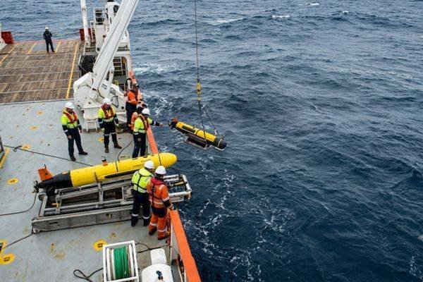 Kapal Ocean Infinity melakukan pencarian MH370 di Samudra Hindia